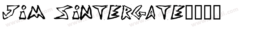 Jim Sintergate字体转换